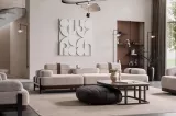 Rina Sofa Set - Wooden Leg