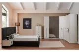 Safir 8 Doors Corner Wardrobe