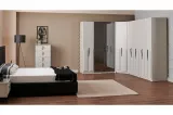 Safir 8 Doors Corner Wardrobe