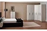 Safir 8 Doors Corner Wardrobe