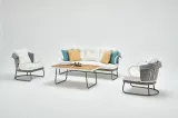 Simon Garden Set 2+1+1+Coffee Table