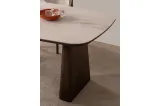 Sofya Extendable Ceramic Table 160x90 - Walnut