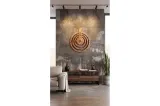 Times Wall Clock Walnut TG-228
