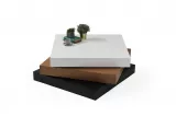 Triple Coffee Table Square TB-184
