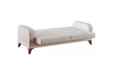 Vesta Triple Sofa Cream