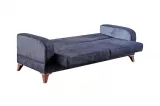Vesta Triple Sofa Dark Blue