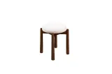 Vina Luxe 2-seat Stool - Walnut