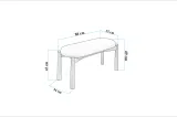 Vina Luxe Bench - Walnut