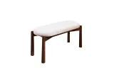Vina Luxe MDF Kitchen Table Set - Walnut
