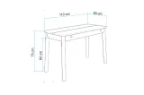 Vina Kitchen Table Set - Karina Oak