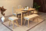 Vina Kitchen Table Set - Karina Oak
