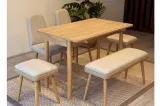 Vina Kitchen Table Set - Karina Oak