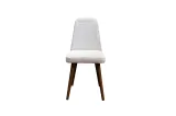 Vina Kitchen Table Set - Travertine Walnut