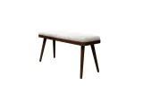 Vina Kitchen Table Set - Travertine Walnut
