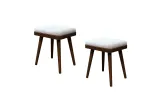 Vina Kitchen Table Set - Travertine Walnut