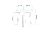 Vina Kitchen Table Set - Travertine Walnut