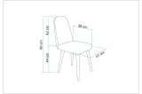 Vina Kitchen Chair - Karina Meşe