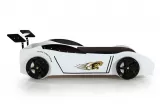 Woody Car Bedframe White