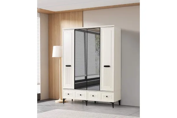 Alaska 4-Doors Wardrobe