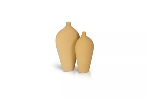 Athena Ceramic Object 2 Pieces Mustard TLS202