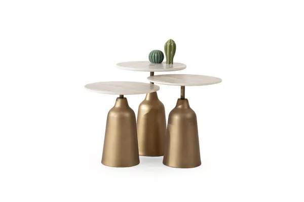 Beige Nesting Table TB-475