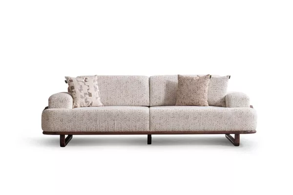 Charme Triple Sofa Cream