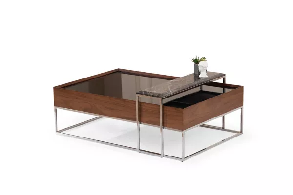 Crown Coffee Table Walnut TB-178