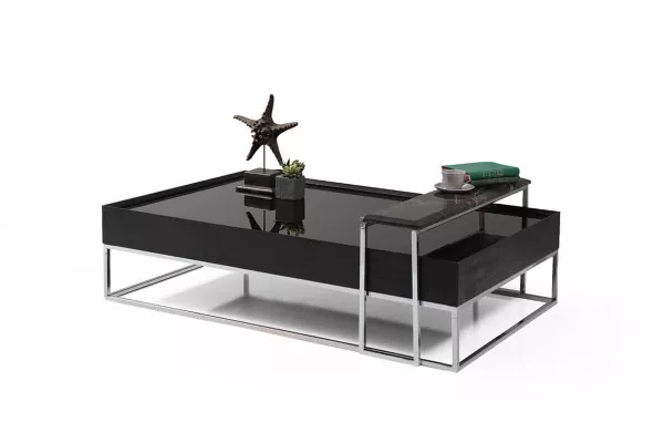 Crown Coffee Table Black TB-180
