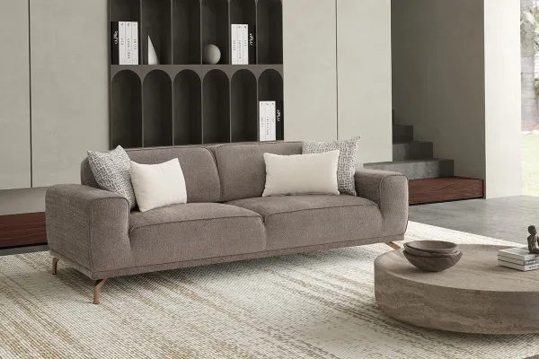 Flora Triple Sofa Antrasit