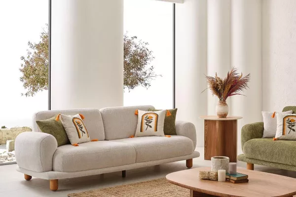Frezya Triple Sofa Cream
