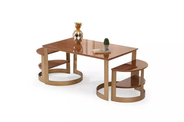 Fuga Coffee Table Brass TB-210