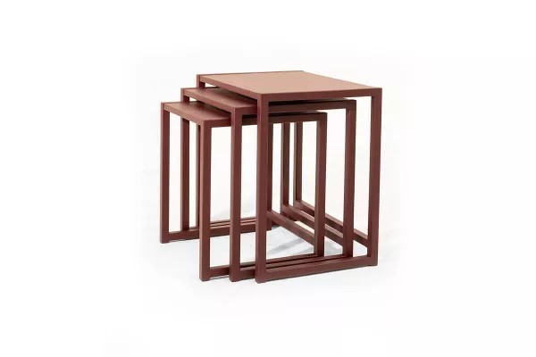 Lipa Service Table Burgundy TG-329