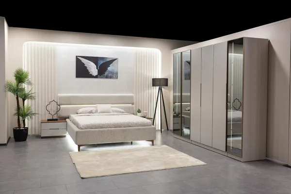 Lotus Walnut Bedroom