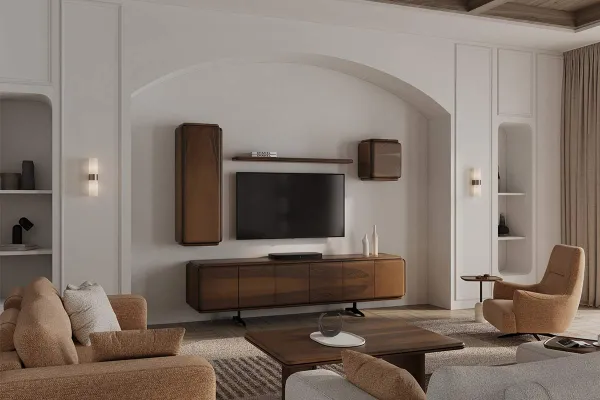 Midas Tv Unit Walnut