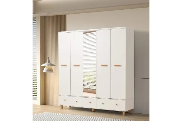 Nice 5-Doors Wardrobe