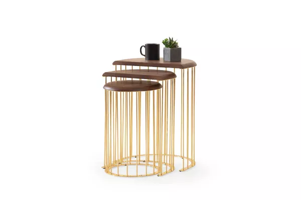 Nova Nesting Table Gold TB-399