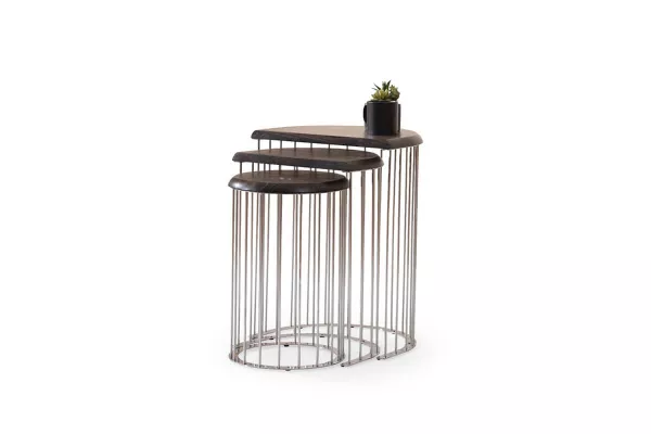 Nova Nesting Table Chrome TB-398