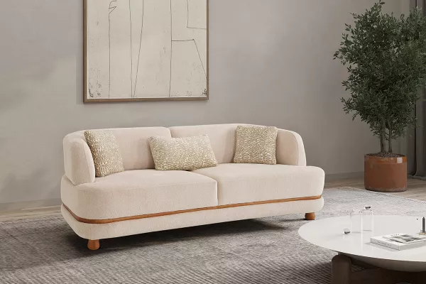 Siesta Triple Sofa Cream