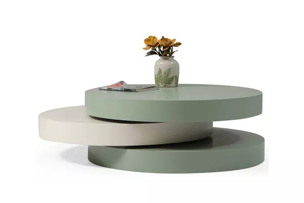 Triple Coffee Table Round TB-171